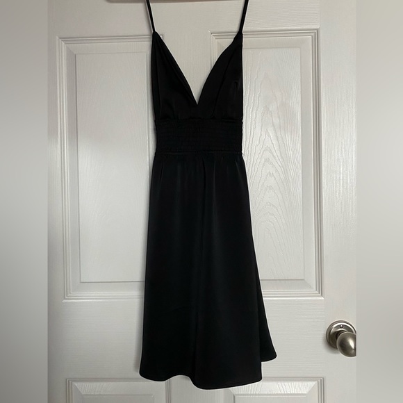 Garage Satin Babydoll Dress - Picture 1 of 6